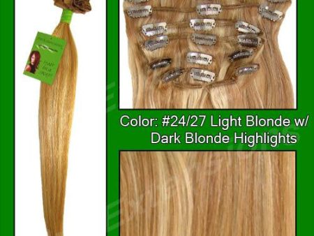 #24-27 Light Blonde w- Dark Blonde Highlights - 24 inch REMI Sale