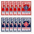 Bicycle Pinochle Standard Index - Red & Blue Online Sale