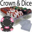 200 Ct - Custom Breakout - Crown & Dice - Acrylic Tray For Sale