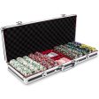 500ct Claysmith Gaming Showdown Chip Set in Black Aluminum Online now