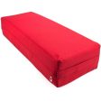 Large 26-inch Red Yoga Bolster and Meditation Pillow Discount