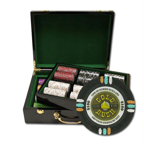 500Ct Claysmith Gaming  Gold Rush  Chip Set in Hi Gloss Case Online now