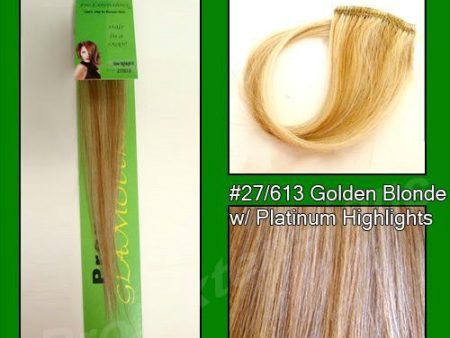 #27-613 Dark Golden Blonde w- Platinum Highlights Sample Online Hot Sale