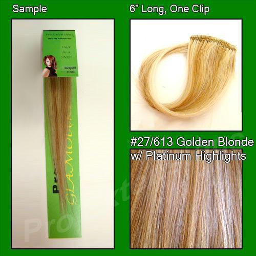 #27-613 Dark Golden Blonde w- Platinum Highlights Sample Online Hot Sale