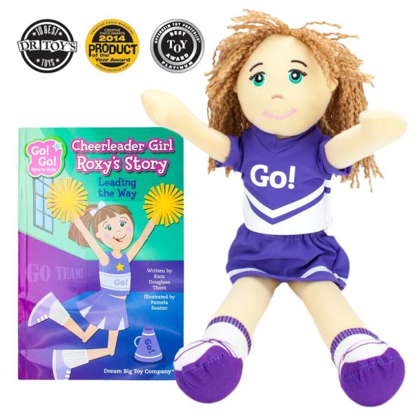 Cheerleader Girl Roxy Read & Play Doll and Book Set Online