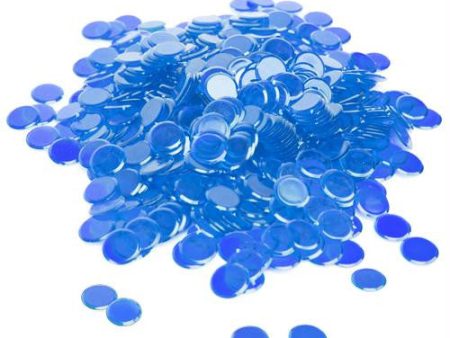 300 Pack Blue Bingo Chips For Sale