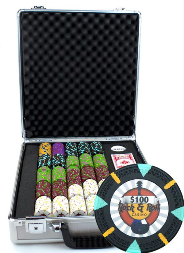 500Ct Claysmith Gaming  Rock & Roll  Chip Set in Claysmith on Sale