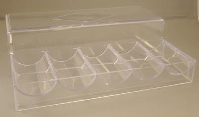 Acrylic Chip Tray WITH Lid For Cheap