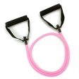 4  Pink Medium Tension (12 lb.) Exercise Resistance Band Hot on Sale