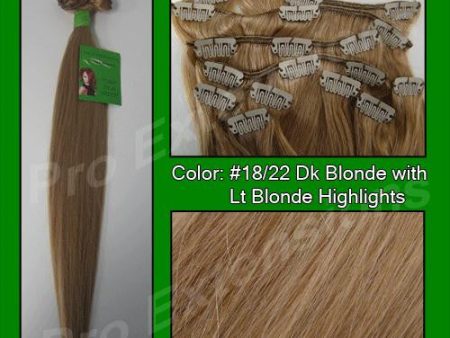 #18-22 Dark Blonde w- Light Blonde Highlights - 20 inch Online