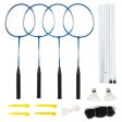 Complete 4-Player Badminton Set Online Sale