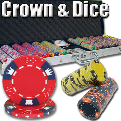 600 Ct - Pre-Packaged - Crown & Dice 14 G - Aluminum Online Sale