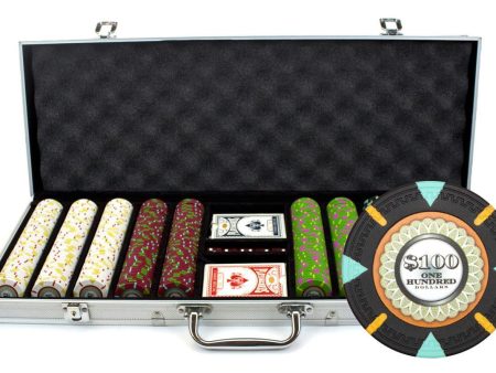 500Ct Claysmith Gaming  The Mint  Chip Set in Aluminum Online Sale