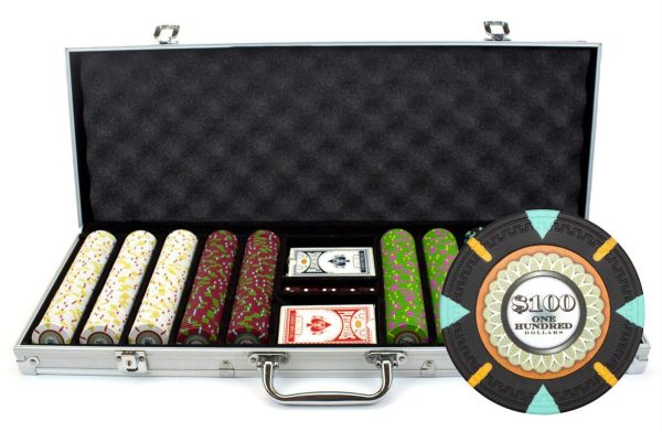 500Ct Claysmith Gaming  The Mint  Chip Set in Aluminum Online Sale