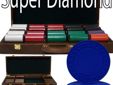 Standard Breakout 500 Ct Super Diamond Chip Set - Walnut Online Hot Sale