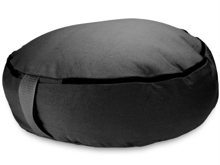 Black 18  Round Zafu Meditation Cushion Online now