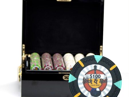 500Ct Claysmith Gaming  Rock & Roll  in Black Mahogany For Discount