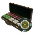 500Ct Claysmith Gaming  Gold Rush  Chip Set in Walnut Case For Sale