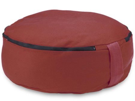 Red 15  Round Zafu Meditation Cushion For Discount