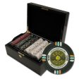 500Ct Claysmith Gaming  Gold Rush  Chip Set in Mahogany Case Hot on Sale