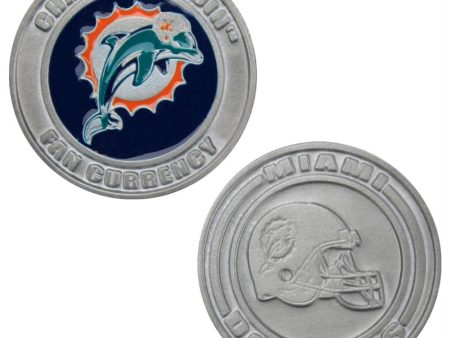 Challenge Coin Card Guard - Miami Dolphins Hot on Sale