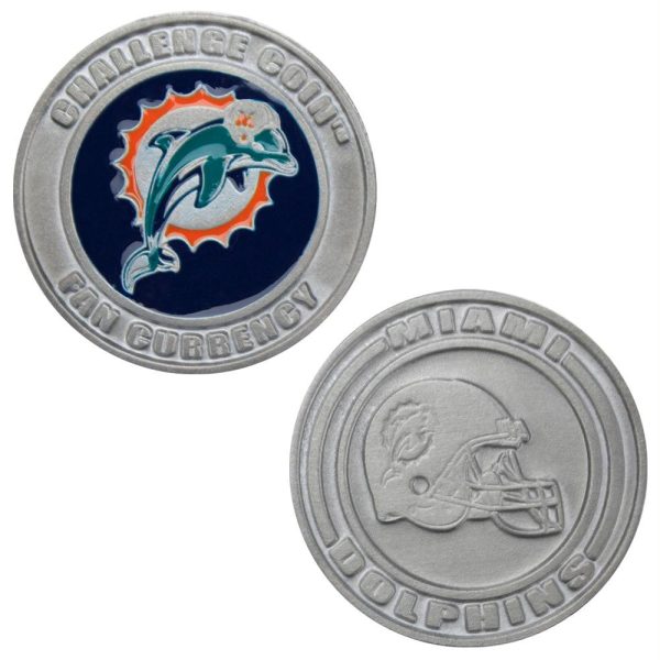 Challenge Coin Card Guard - Miami Dolphins Hot on Sale