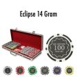 500 Ct - Pre-Packaged - Eclipse 14 Gram - Black Aluminum For Discount