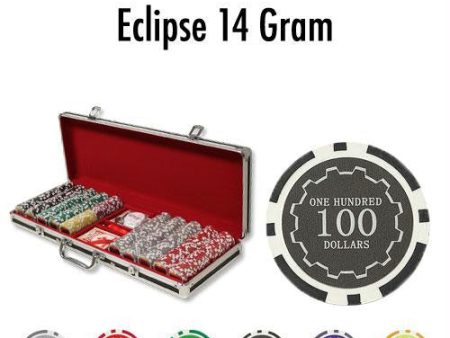 500 Ct - Pre-Packaged - Eclipse 14 Gram - Black Aluminum For Discount