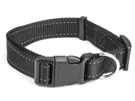 Large Black Adjustable Reflective Collar on Sale