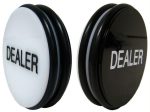 2 Sided Black-White 3  Dealer Puck Supply