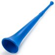 Blue 26in Plastic Vuvuzela Stadium Horn, Collapses to 14in on Sale