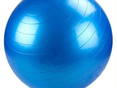 65cm Blue Exercise Ball with Foot Pump Discount