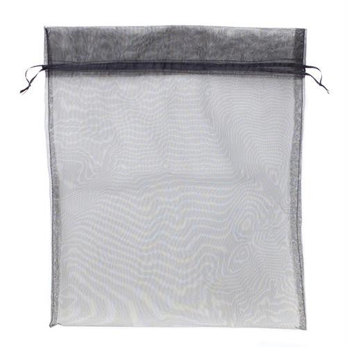 Extra Large (20in x 21in) Black Organza Bag with Drawstrings Online