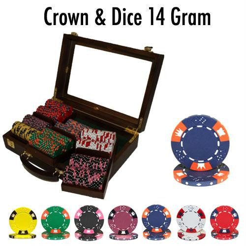 300 Ct - Pre-Packaged - Crown & Dice - Walnut Hot on Sale