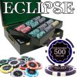 500 Ct Pre-Packaged Eclipse 14G Poker Chip Set - Hi Gloss Sale