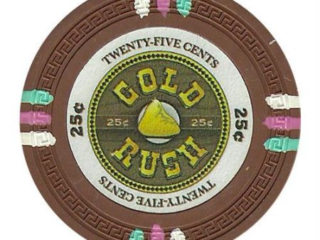 Roll of 25 - Gold Rush 13.5 Gram - .25¢ (cent) For Discount