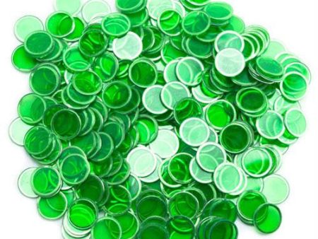 300 Pack Green Magnetic Bingo Chips Online Sale