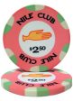 $2.50 Nile Club 10 Gram Ceramic Poker Chip Cheap