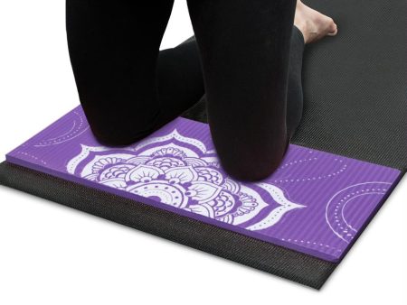 Chakra Art Yoga Knee Pad, Lilac Cheap