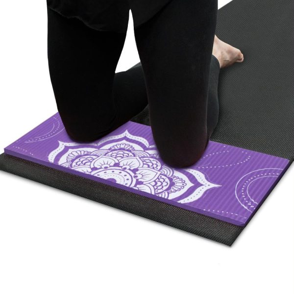 Chakra Art Yoga Knee Pad, Lilac Cheap