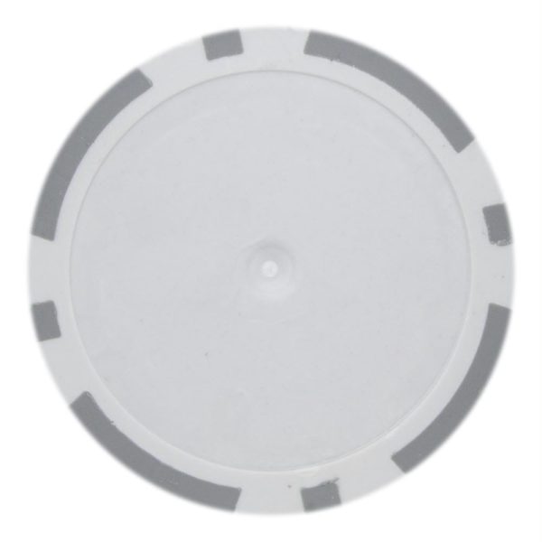 Roll of 25 - Gray Blank Poker Chips - 14 Gram Online Hot Sale