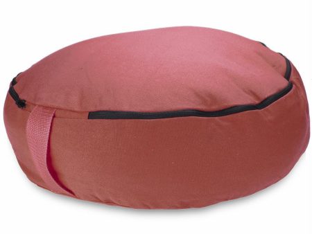 Red 18  Round Zafu Meditation Cushion Online now