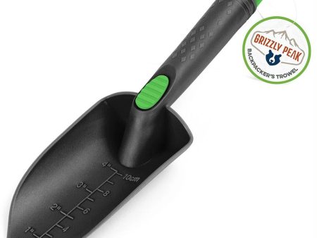 Backpackers Trowel, Black & Green For Sale