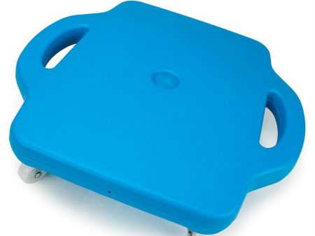 16in Gym Class Scooter Board w-Safety Handles - Blue For Cheap