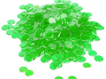 300 Pack Green Bingo Chips Sale