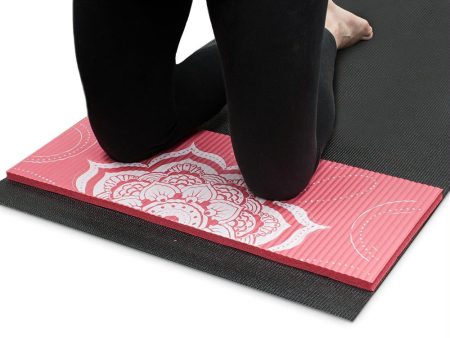 Chakra Art Yoga Knee Pad, Coral Supply